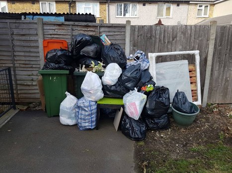 Types of commercial waste categorized in Merton