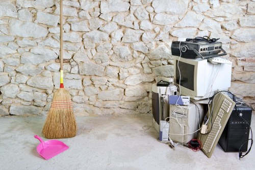 Organized loft space after clearance