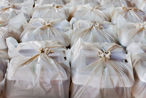 Recycling bins ready for pickup